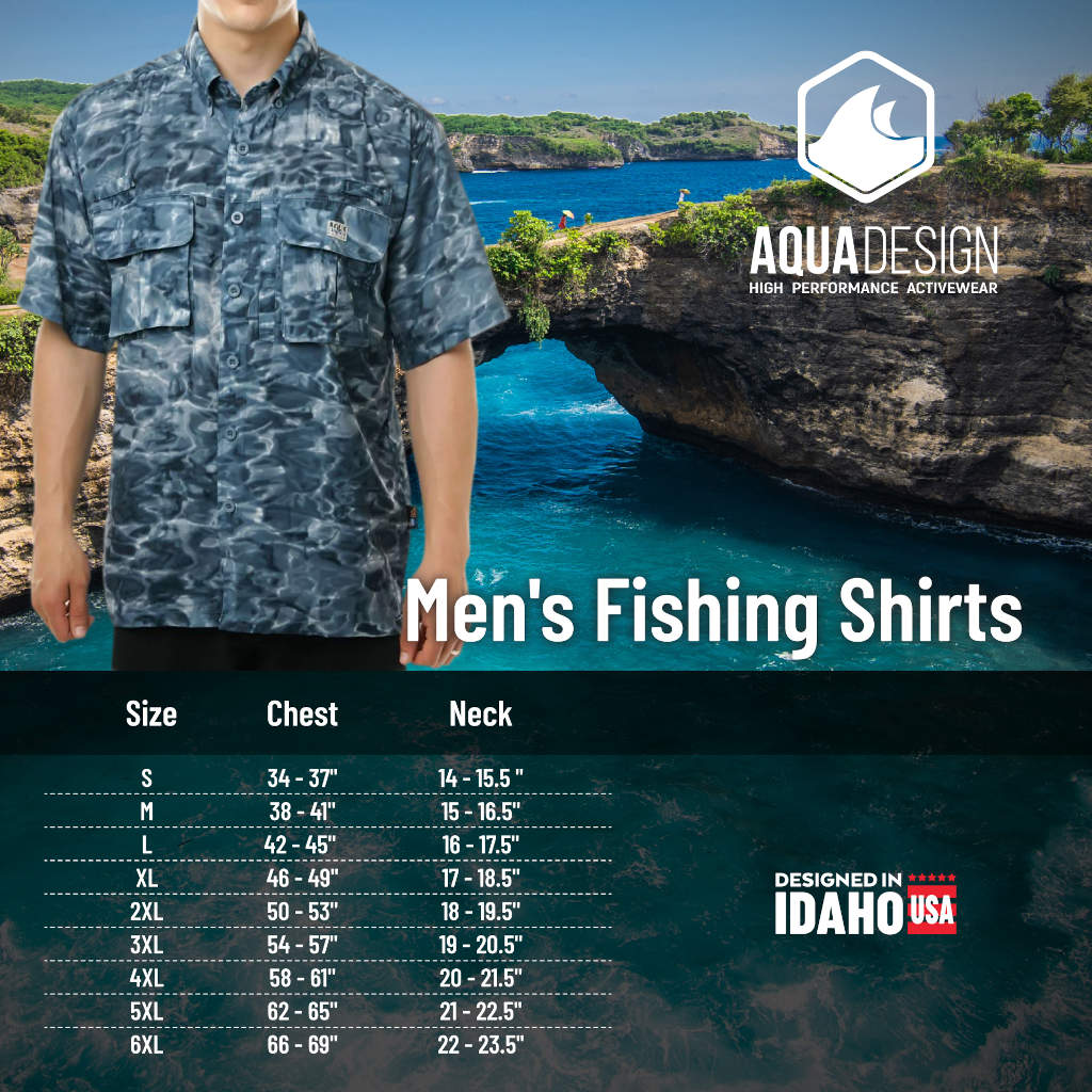  ZAVAYA 3D Bass Fishing Shirts for Men, Camouflage Fish