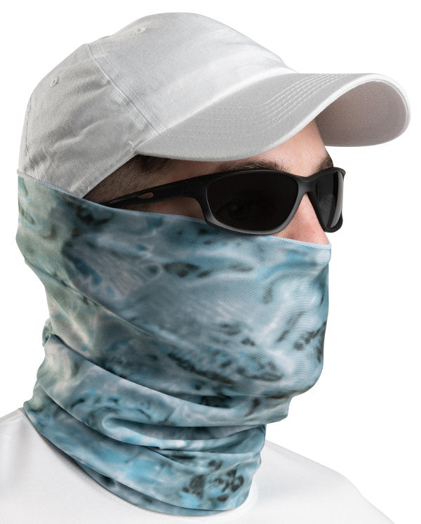 Mens Sun Protection Face Mask UPF 50+ Camo Tube Gaiter | Aqua Design