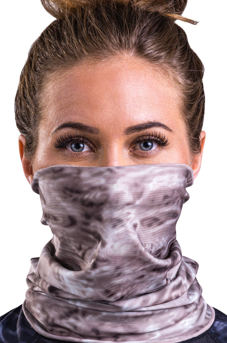 Womens Sun Protection Tube Face Mask UPF 50+ Neck Gaiter | Aqua Design