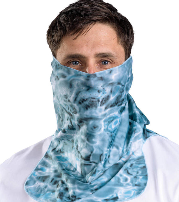 Mens Adjustable UV Face Mask ProMax Sun Protection Vented Gaiter | Aqu ...