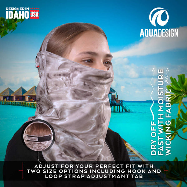 Kids UV Face Mask ProMax Sun Protection Vented Gaiter | Aqua Design