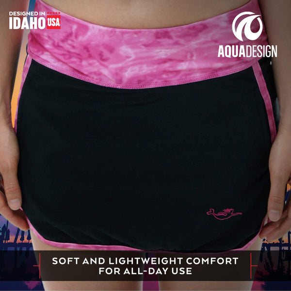 Womens Tennis Golf Swim Sports Skort UPF 50+ | Aqua Design