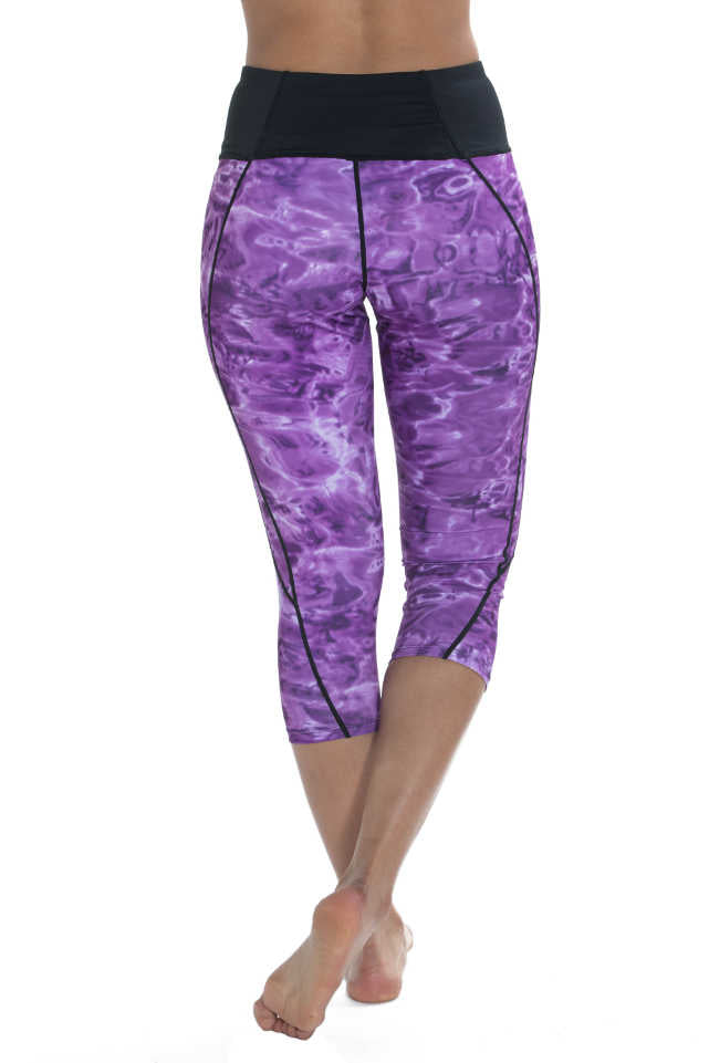 Lululemon Leggings Size 2 Tie Dye Purple Black High Rise