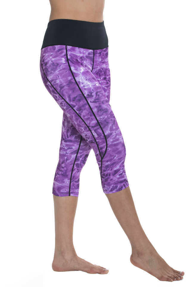 Yoga Pants Aqua Floral Mandala Print, High Waisted Athletic Leggings for  Women - Etsy
