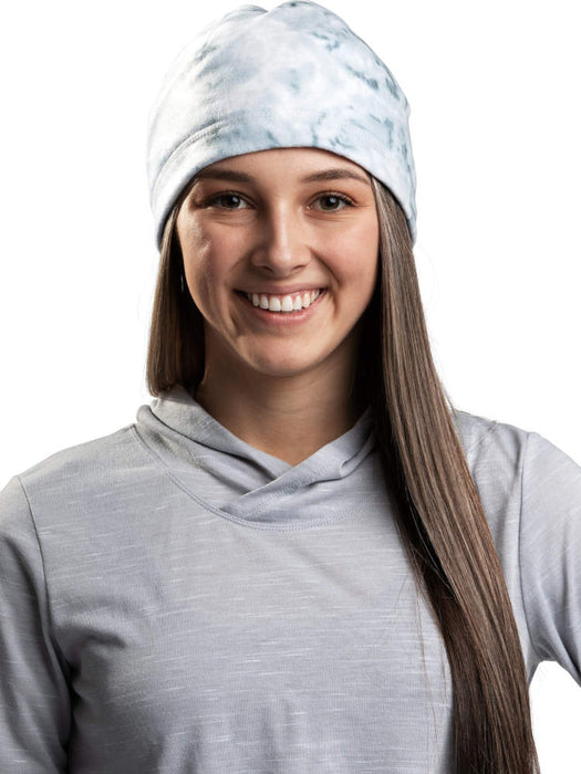 Aqua Design Womens Reversible Polar Fleece Winter Hat, Snow