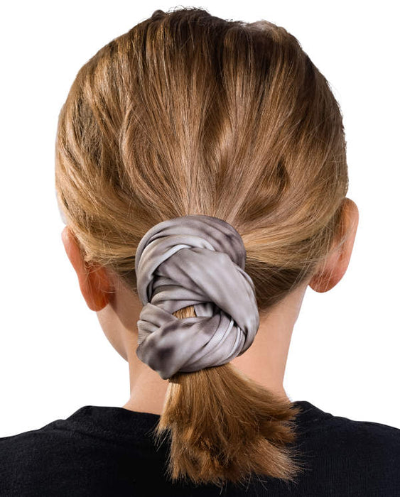 Kids Reusable Sun Protection Cloth Face Mask UPF 50+ | Aqua Design: Pacific Sand Scrunchie