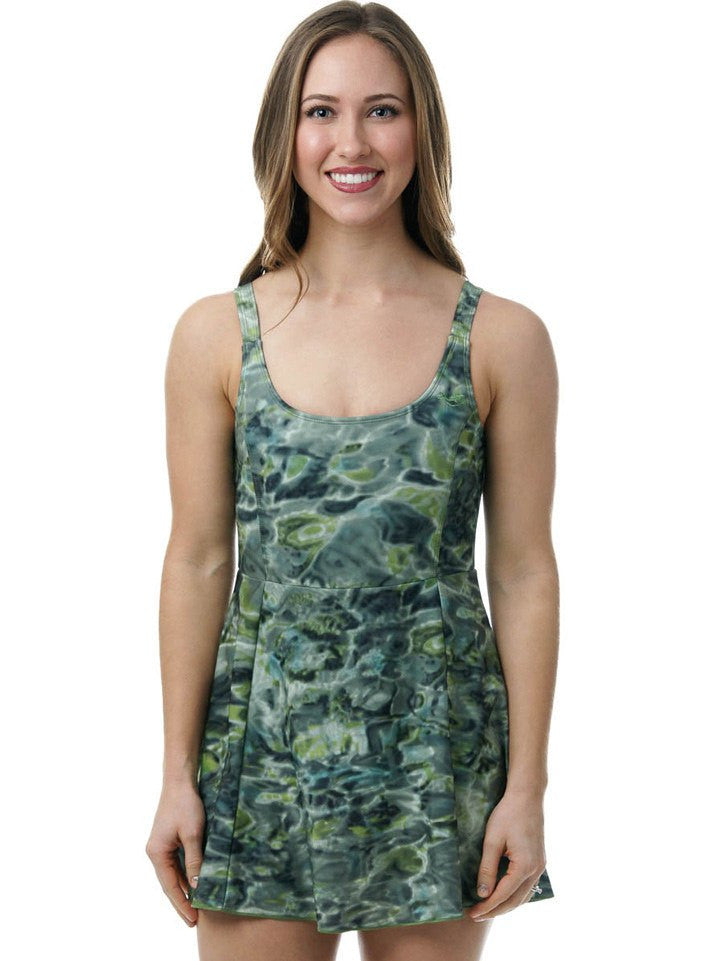 Womens One Piece Swim Dress Bathing Suit | Aqua Design Womens One Piece Swim Dress Bathing Suit | Aqua Design