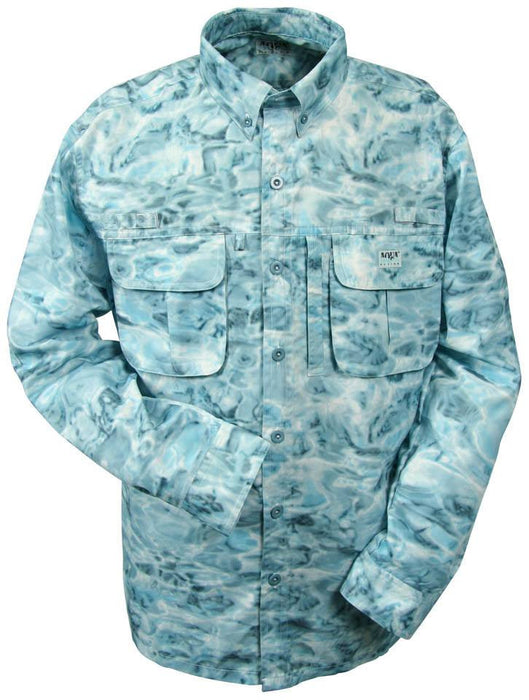 Men's,Fishing Collection,Camo Fishing,Sun Protection - Voyager Camouflage Fly Fishing Men's Shirt
